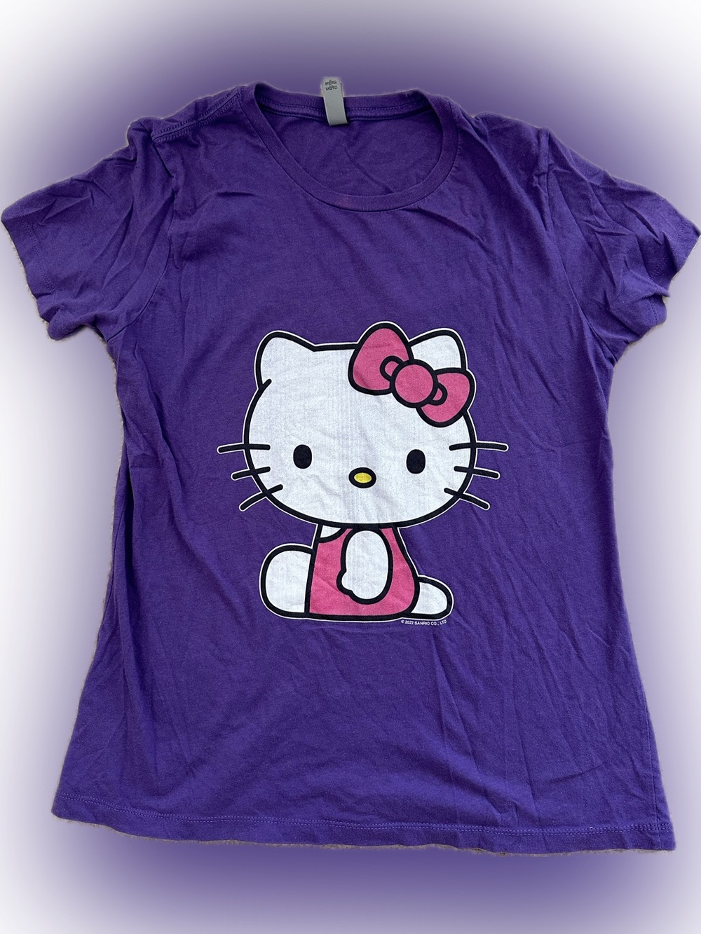 Her Universe Purple Hello Kitty Women's Juniors T-Shirt Size XL